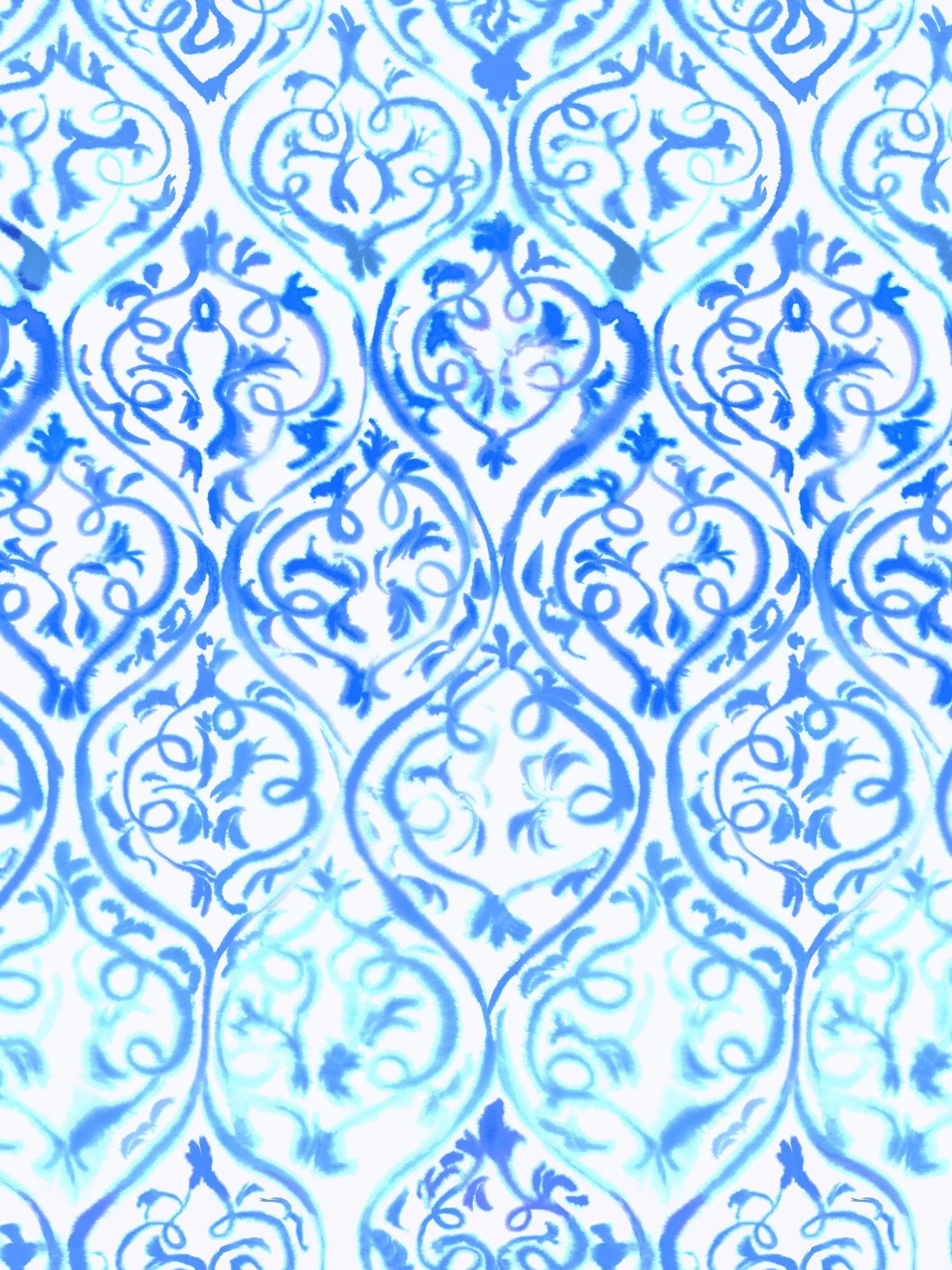 Designers Guild Arabesque wallpaper panel 140x300cm, imported from the UK
