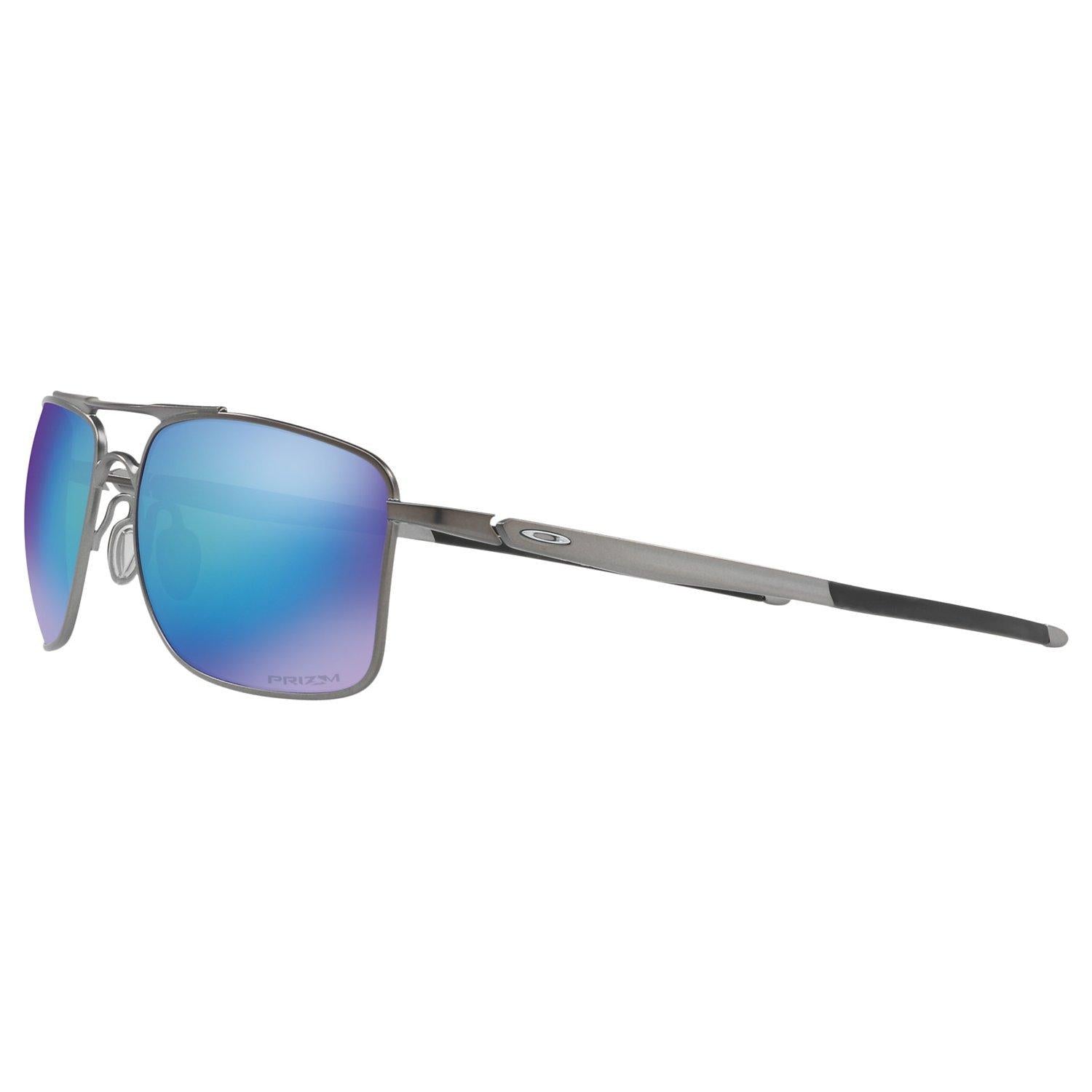 Oakley Gauge polarised rectangular sunglasses 62mm lens, UK version