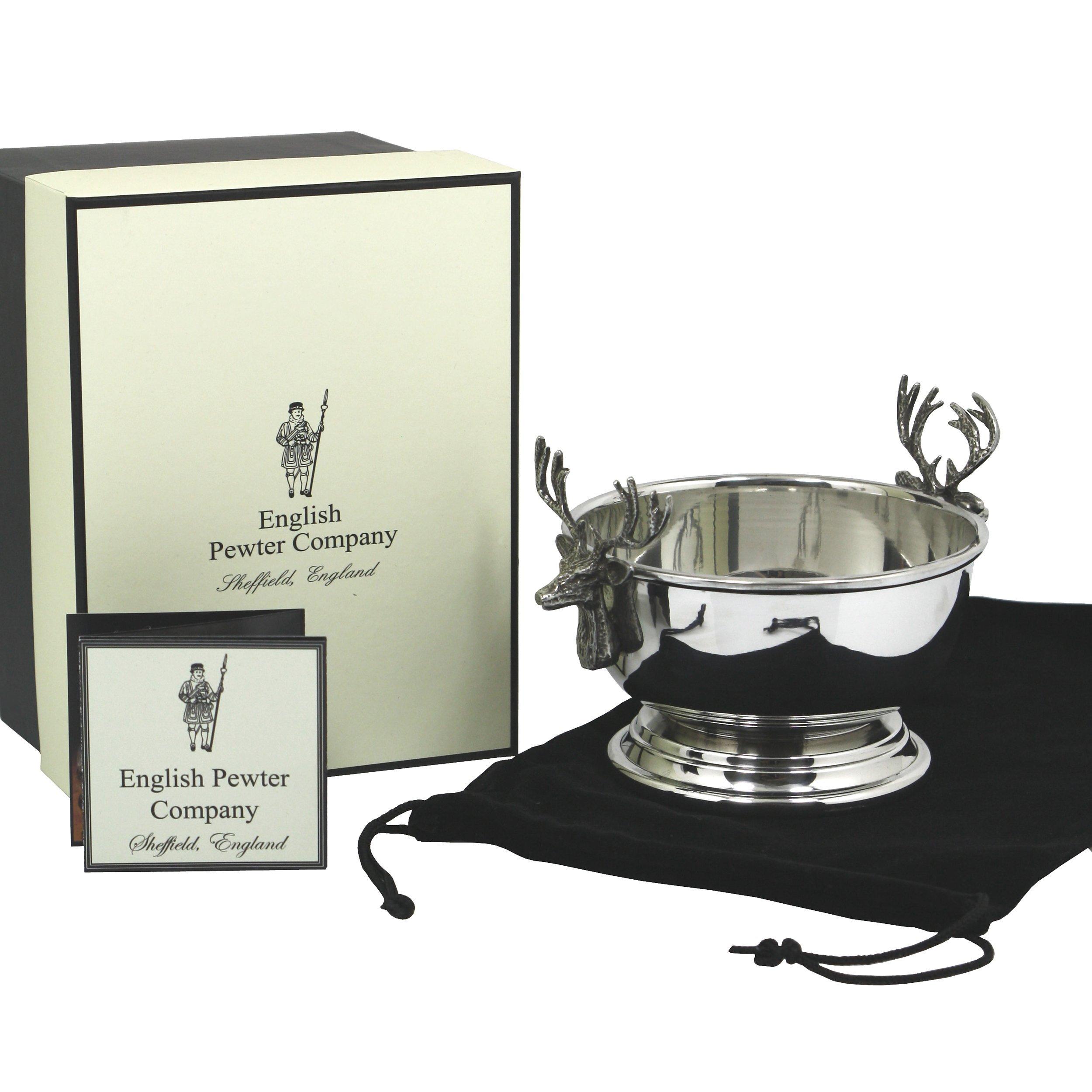 English Pewter Company stag nut bowl - British product