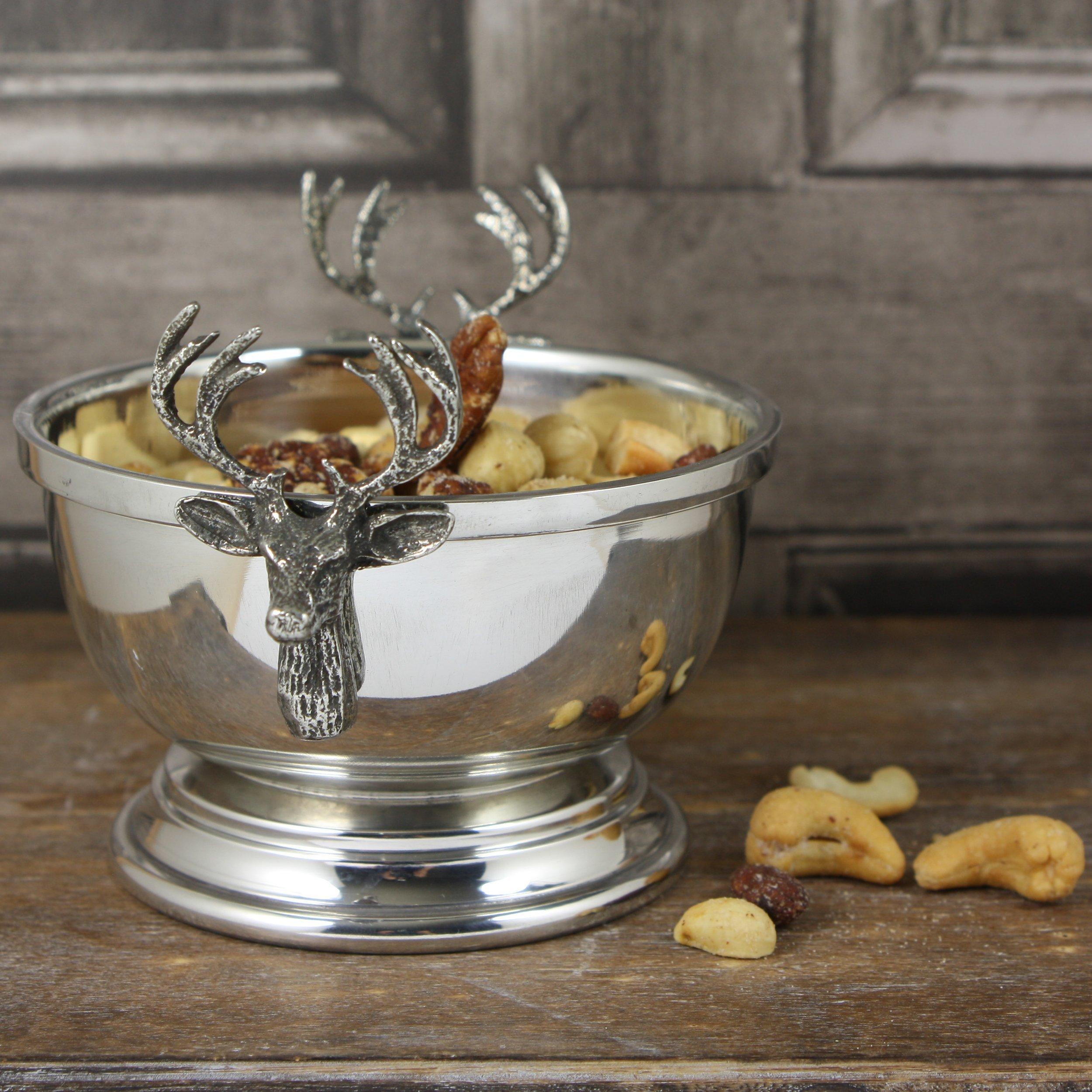 English Pewter Company stag nut bowl - British product