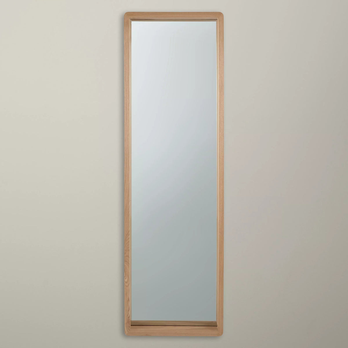 John Lewis oak wood full length mirror 143x43cm, imported from the UK