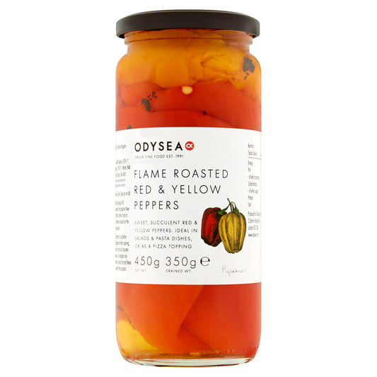 Odysea Roasted Red & Yellow Peppers 450g (350g*) GOODS Sainsburys   
