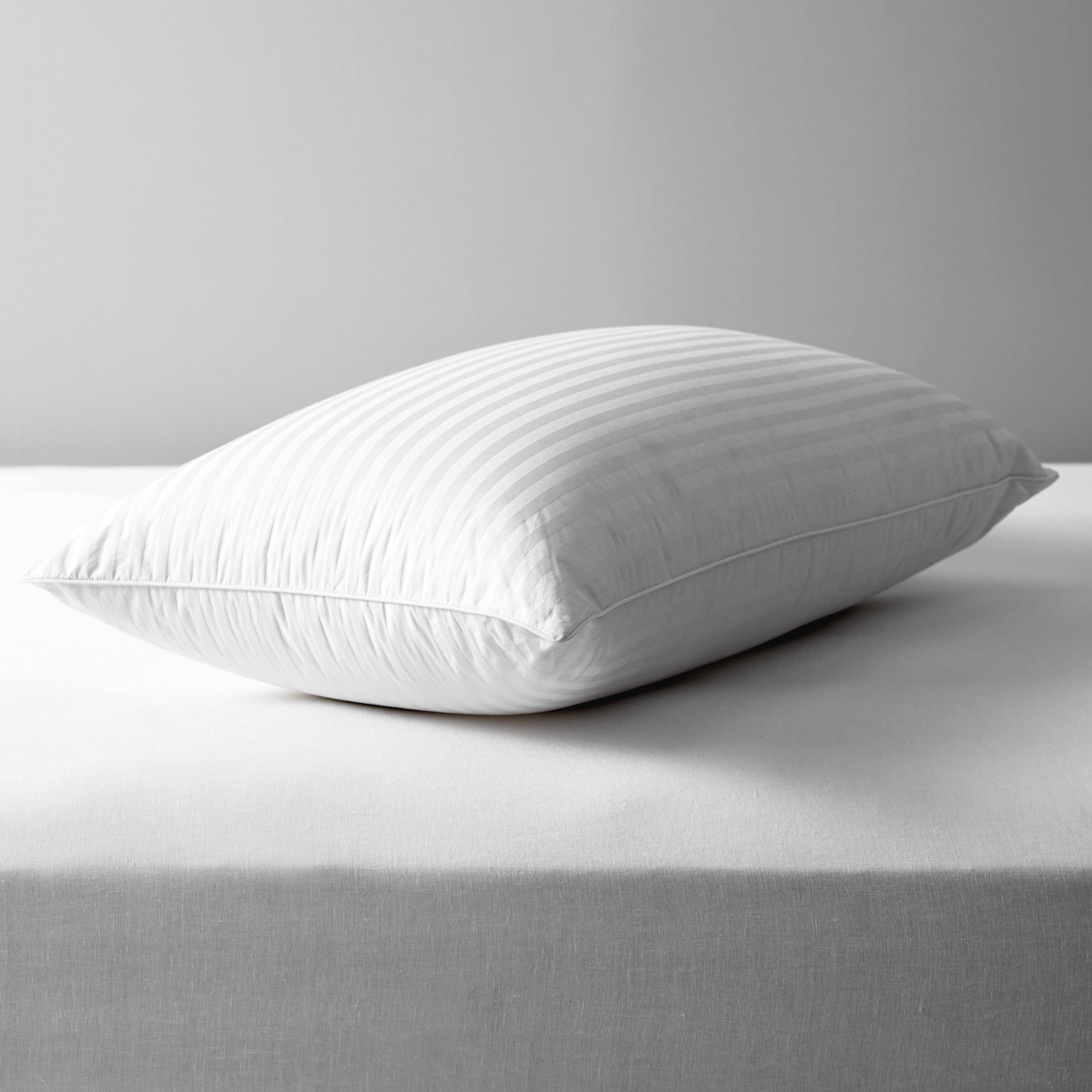 John Lewis natural Hungarian goose down standard pillow, medium, UK version