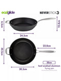 Eaziglide Neverstick3 Professional frying pan 30cm, imported from the UK