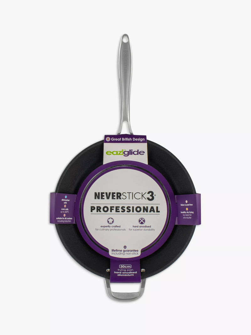 Eaziglide Neverstick3 Professional frying pan 30cm, imported from the UK