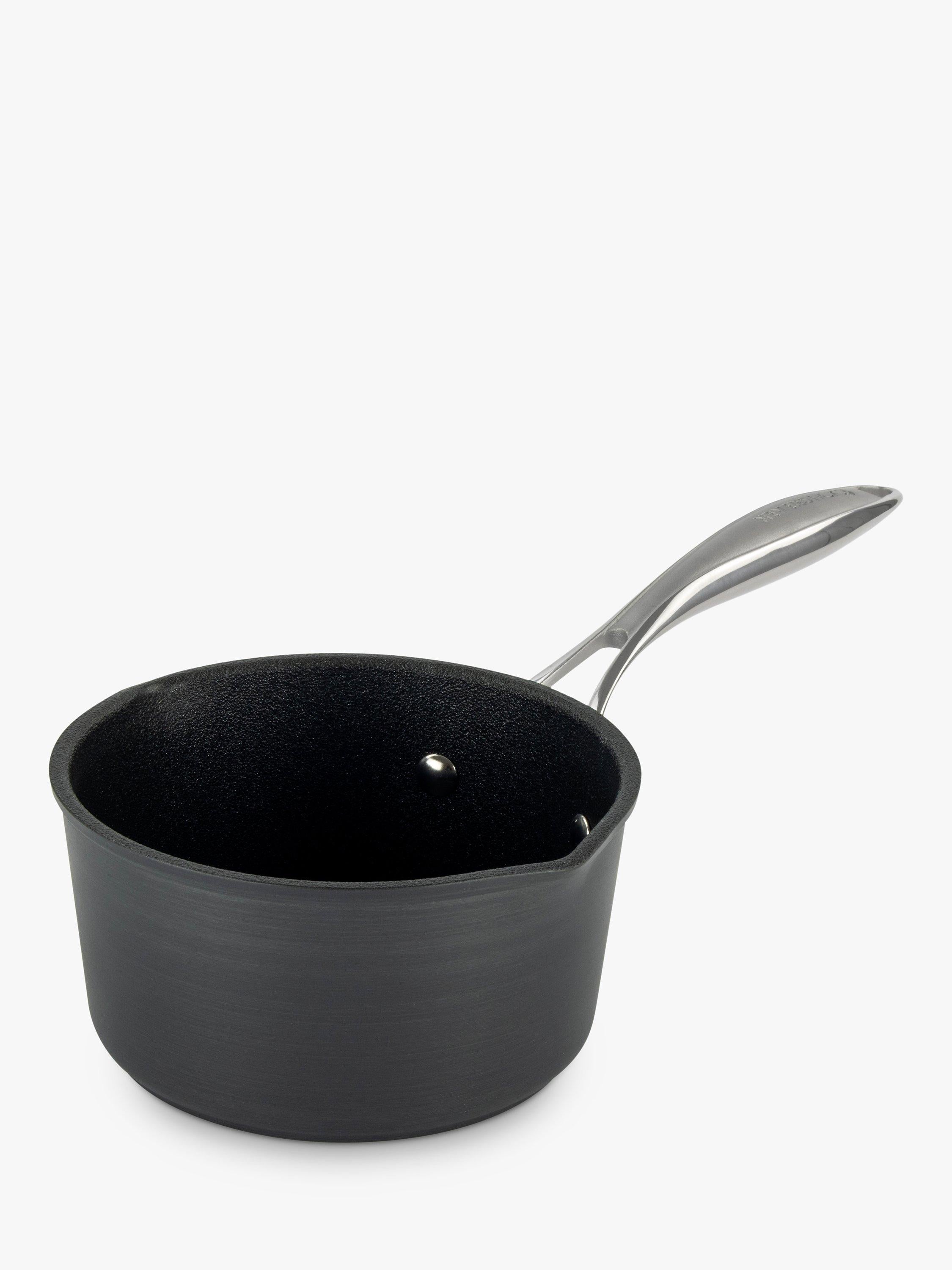 Eaziglide Neverstick3 Professional Non-Stick Milk Pan 16cm Diameter - British product