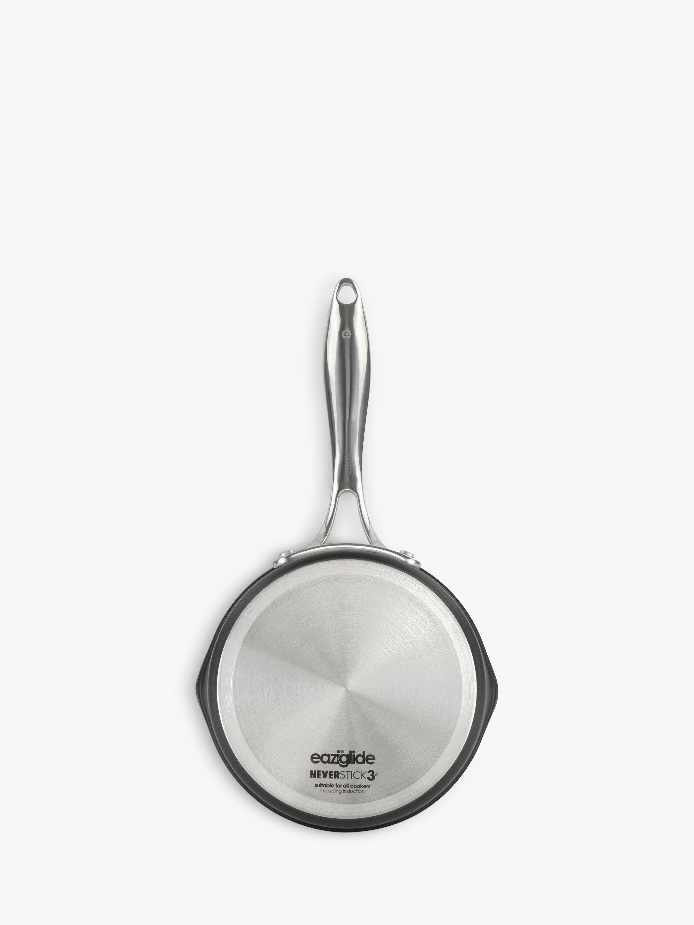 Eaziglide Neverstick3 Professional Non-Stick Milk Pan 16cm Diameter - British product