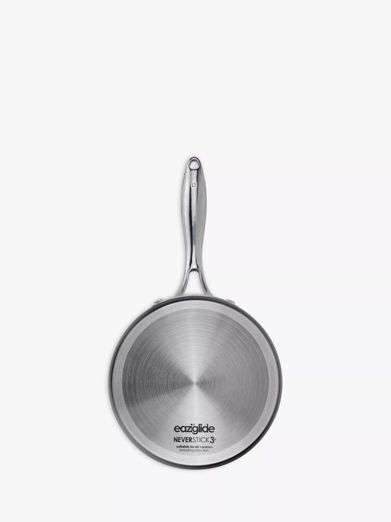 Eaziglide Neverstick3 Professional Non-Stick Lidded Saucepan Set 3 Piece - British product