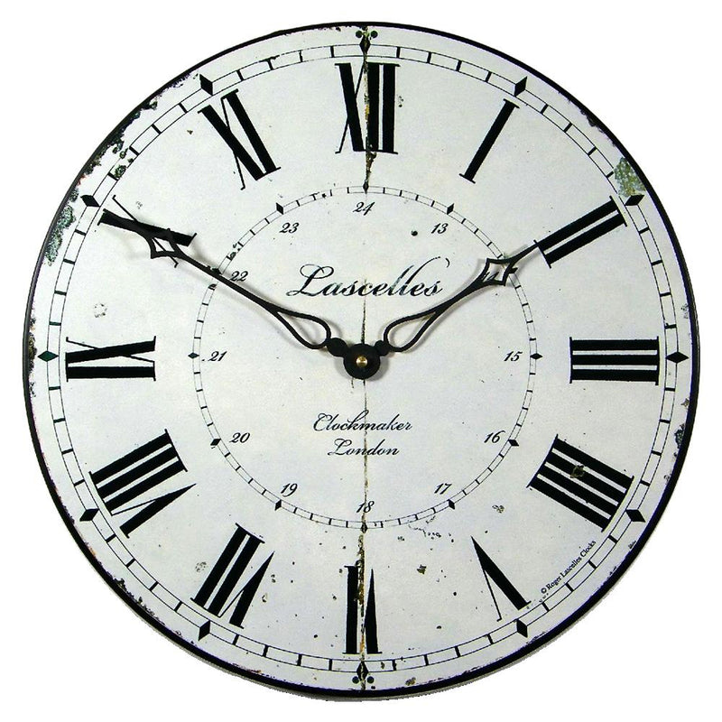 Lascelles Clockmaker's Clock 36cm diameter, UK version