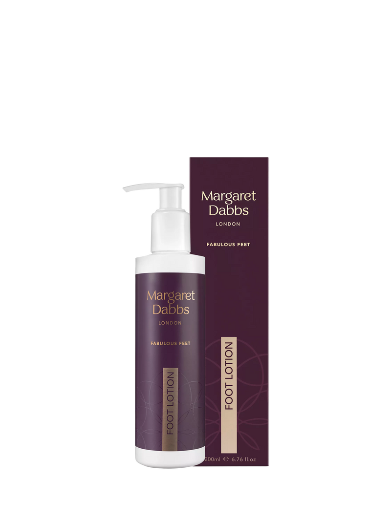 Margaret Dabbs London intensive hydrating foot lotion with Emu Oil 200ml, imported from the UK