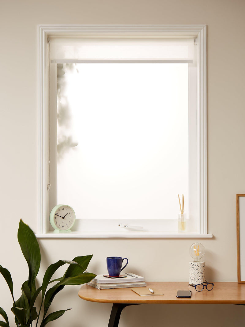 John Lewis sheer roller blind white 61x160cm - British product