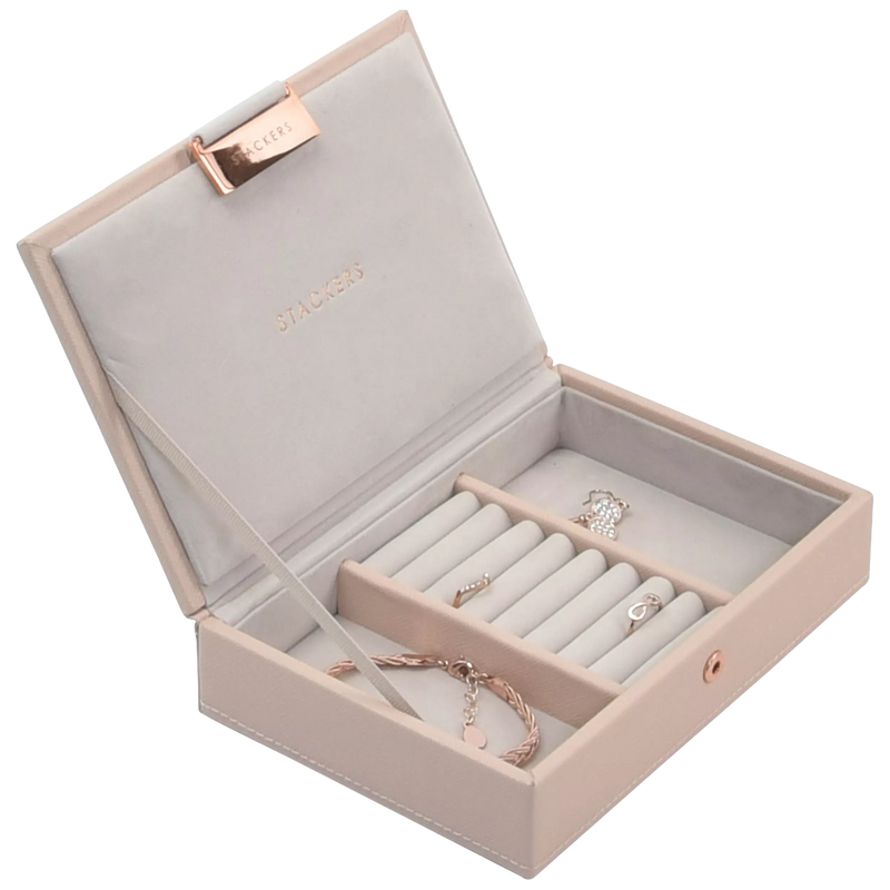 Stackers Mini Jewellery Box Lid - Taupe