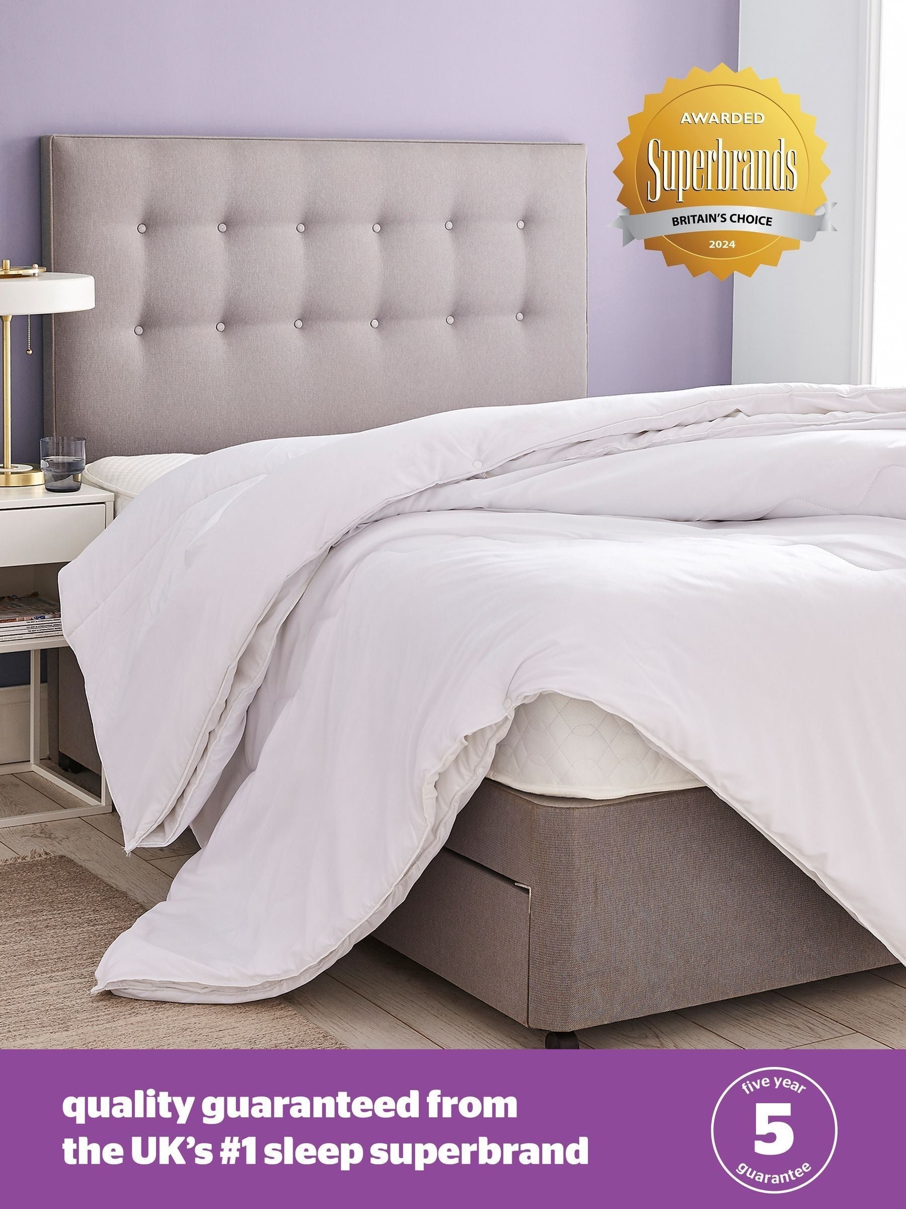 Silentnight All Seasons 10.5 and 4.5 tog duvet (British brand)