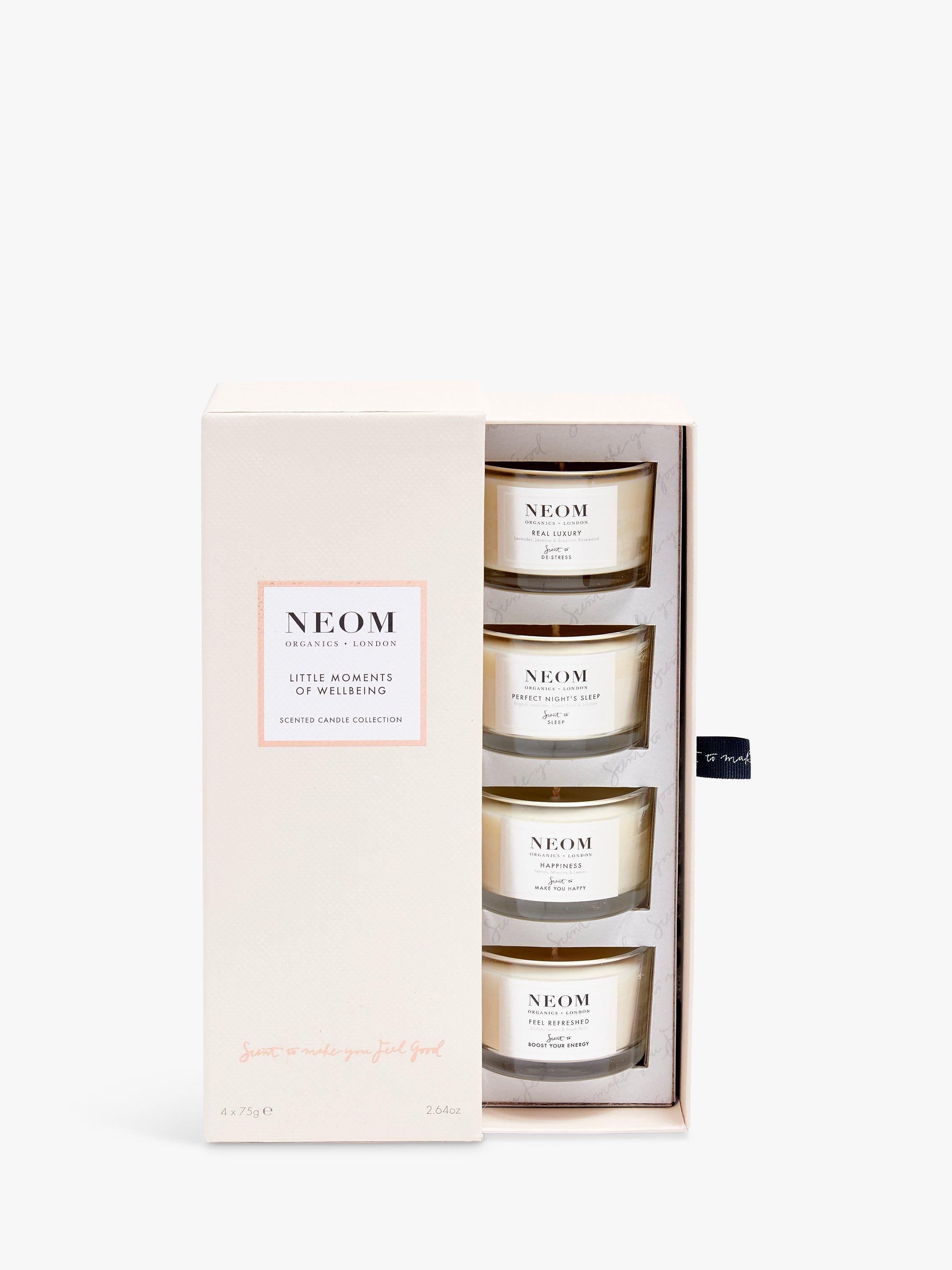NEOM travel candle gift set, imported from the UK