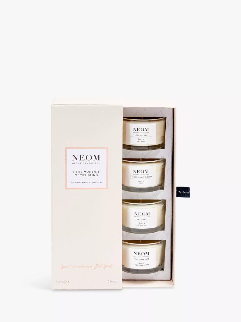 NEOM travel candle gift set, imported from the UK