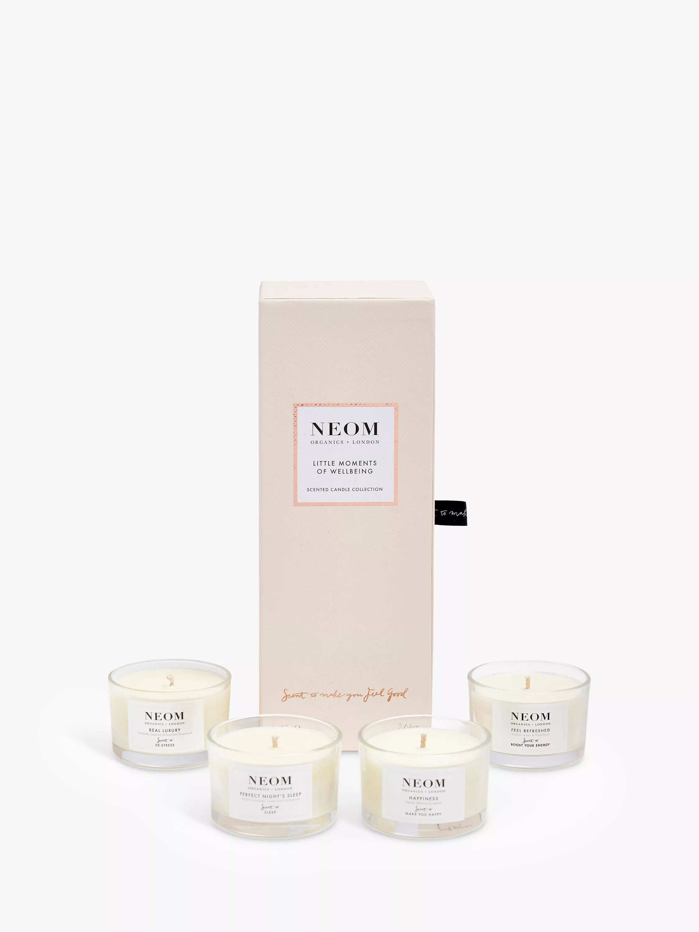 NEOM travel candle gift set, imported from the UK