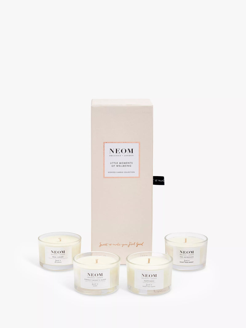 NEOM travel candle gift set, imported from the UK