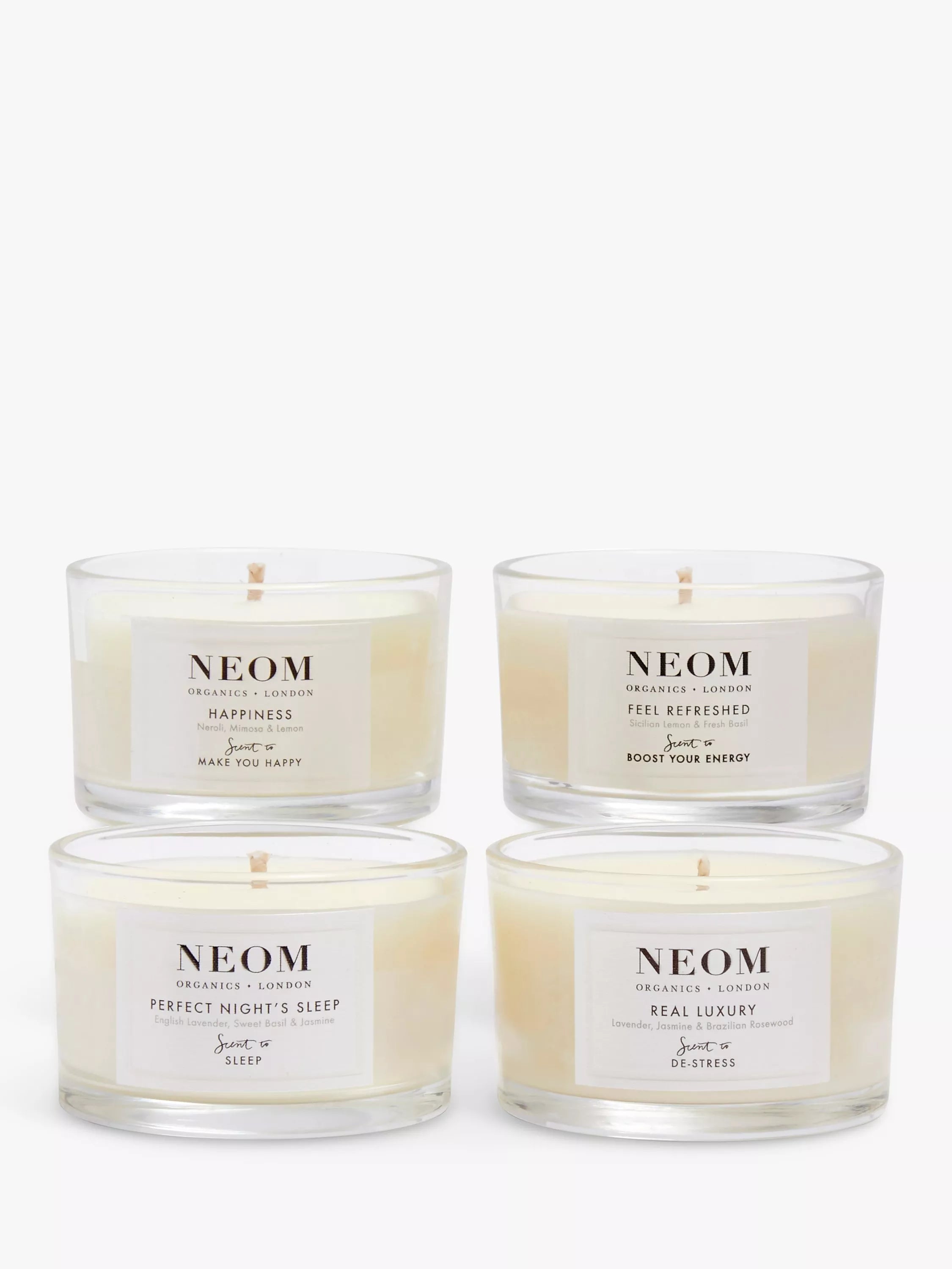 NEOM travel candle gift set, imported from the UK