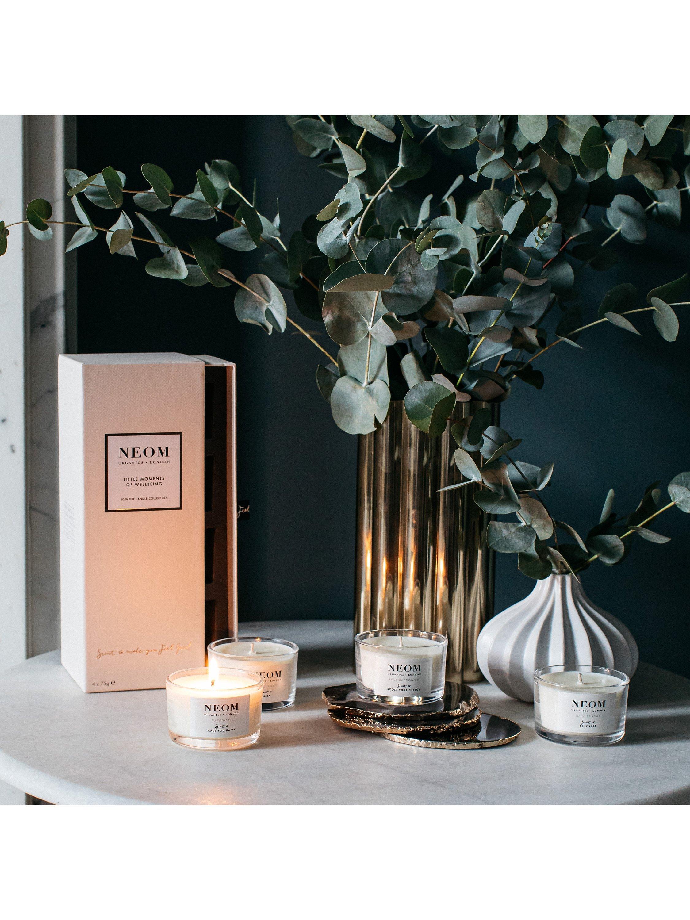 NEOM travel candle gift set, imported from the UK