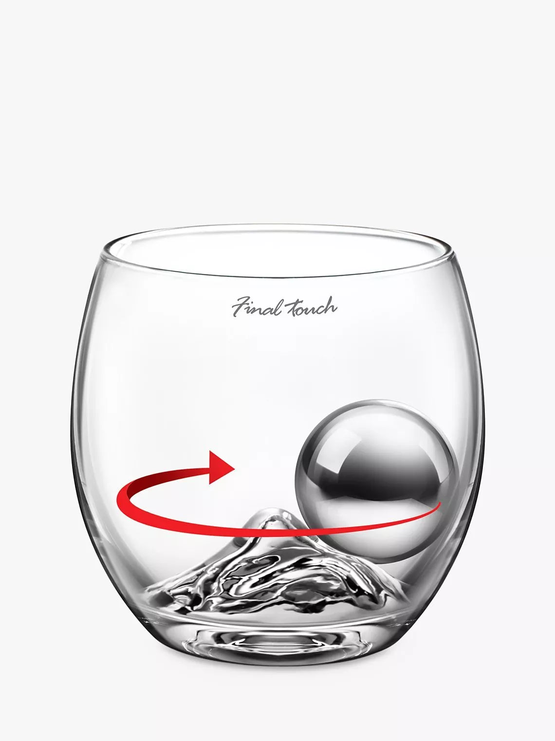Final Touch On the Rock glass set - British product