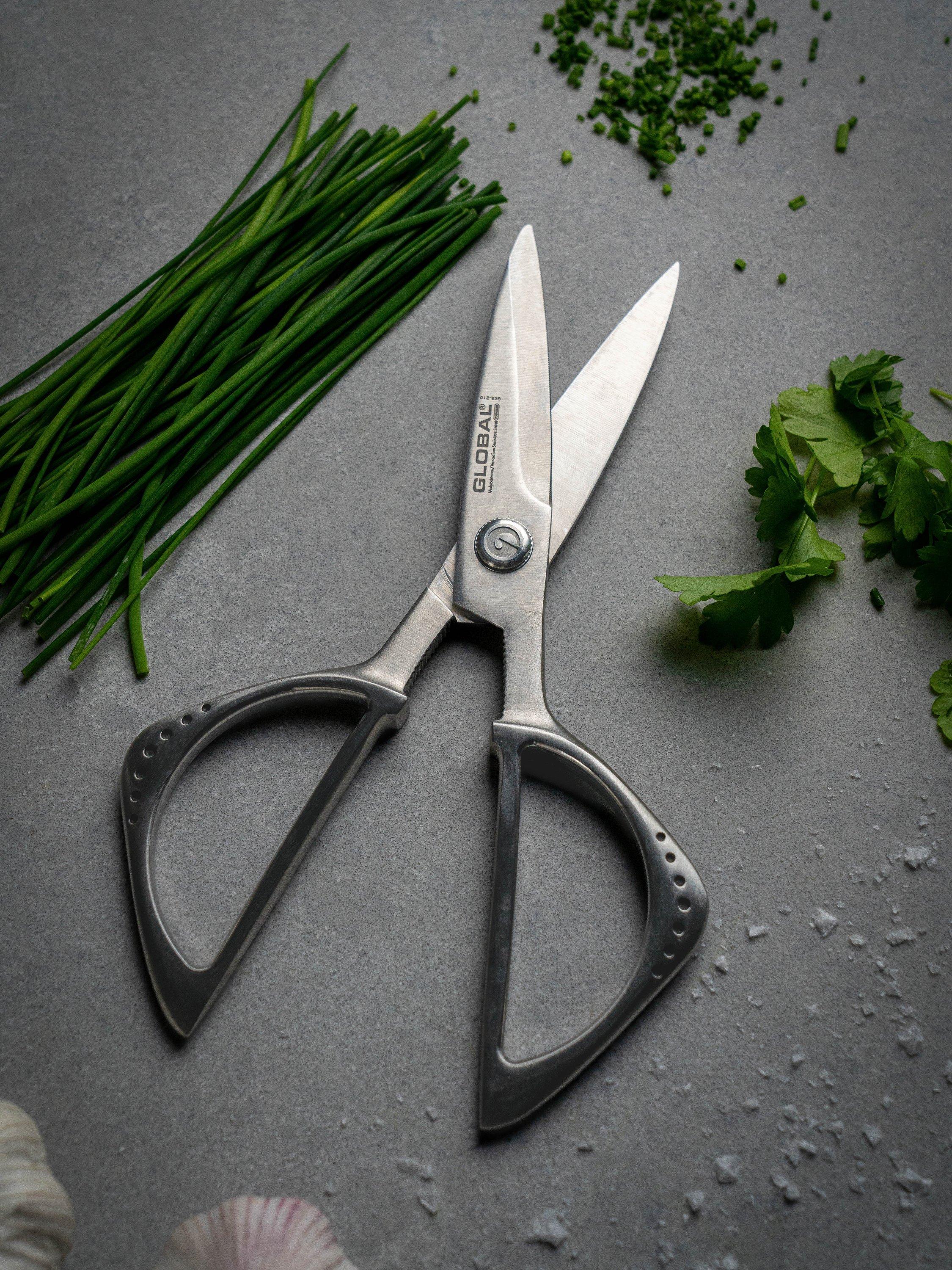 GLOBAL stainless steel kitchen shears from Japan, UK version
