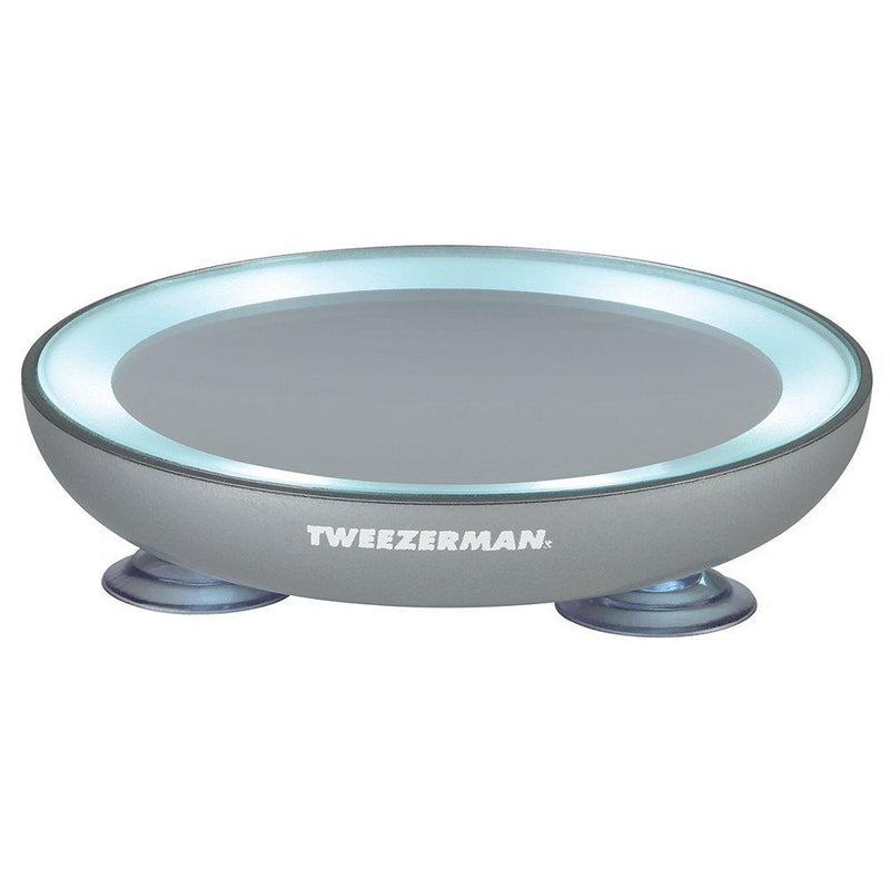 Tweezerman LED 15x magnifying mirror, imported from the UK