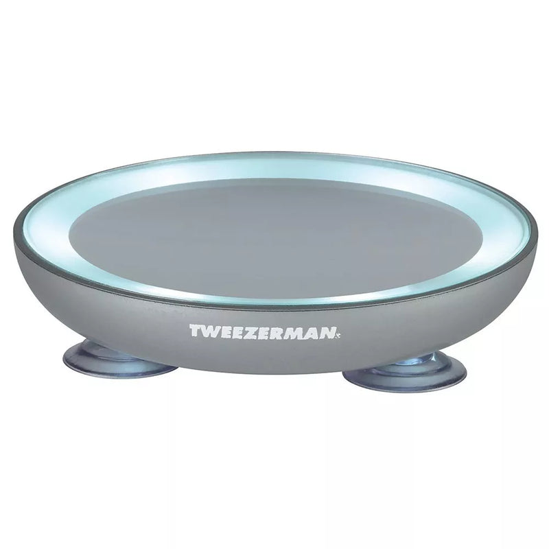 Tweezerman LED 15x magnifying mirror, imported from the UK