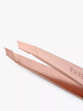 Tweezerman rose gold slant tweezers (British brand)