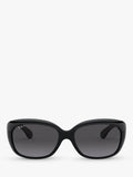 Ray-Ban Jackie Ohh polarised rectangular sunglasses, UK version