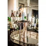 Culinary Concepts Stag Head Wine Cooler Silver - British product