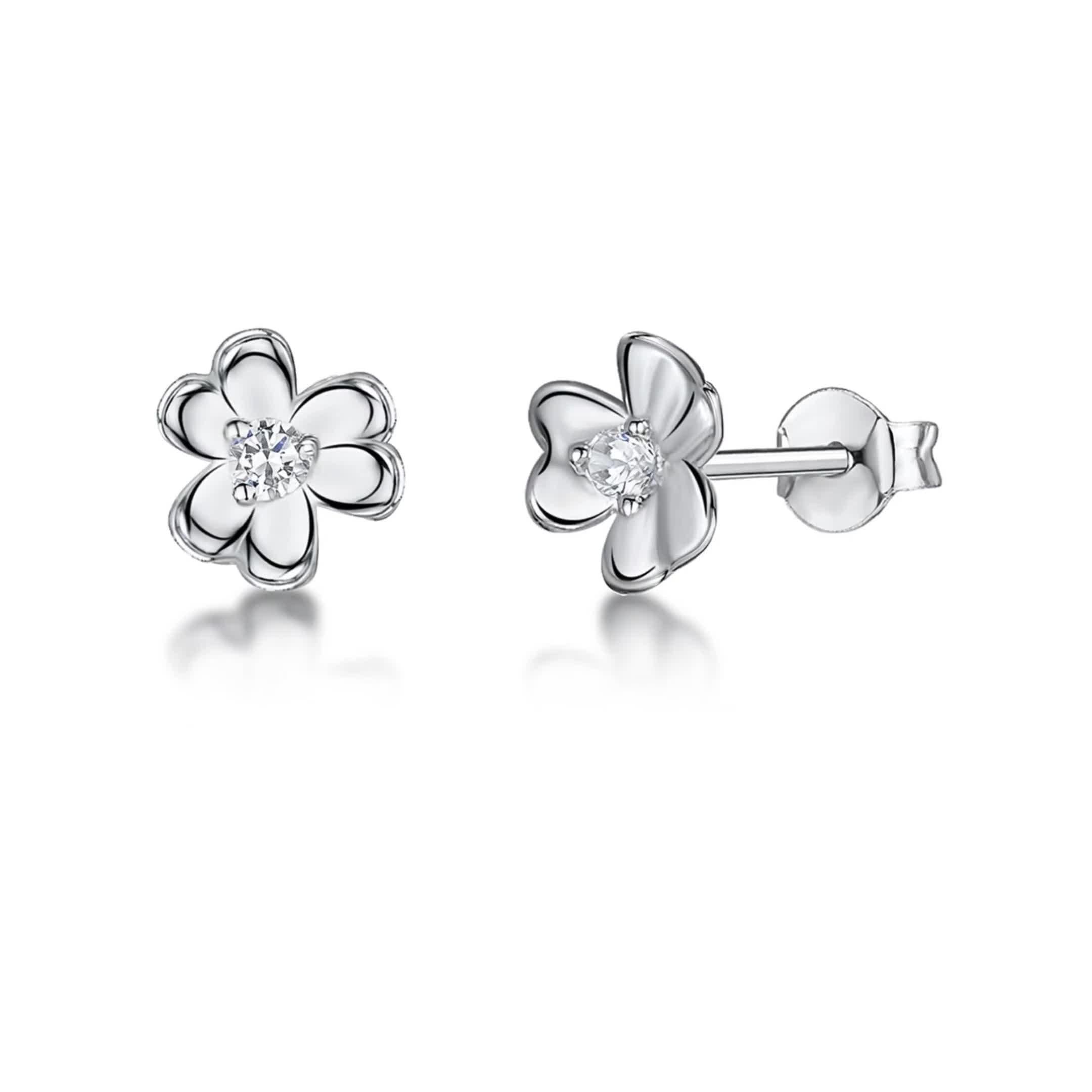 Jools by Jenny Brown clover stud earrings, imported from the UK