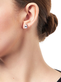 Jools by Jenny Brown silver cubic zirconia stud earrings, UK version