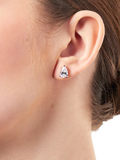 Jools by Jenny Brown silver cubic zirconia stud earrings, UK version