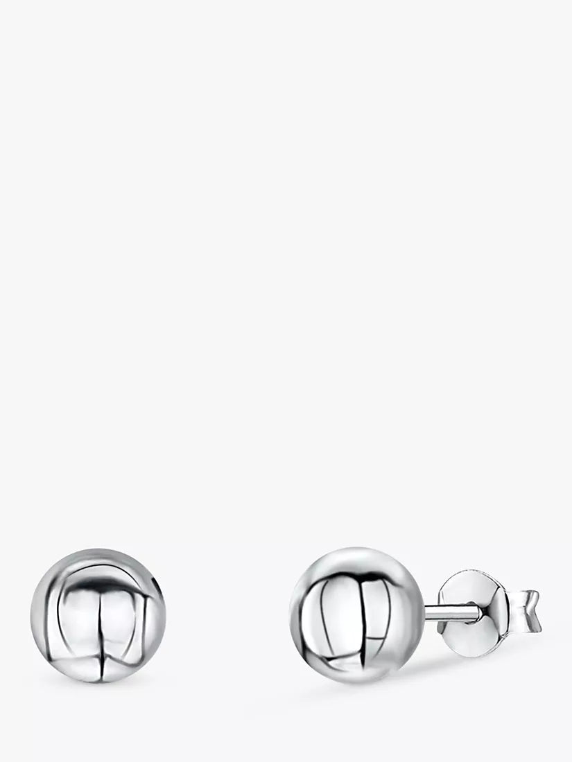 Jools by Jenny Brown Silver Ball Stud Earrings