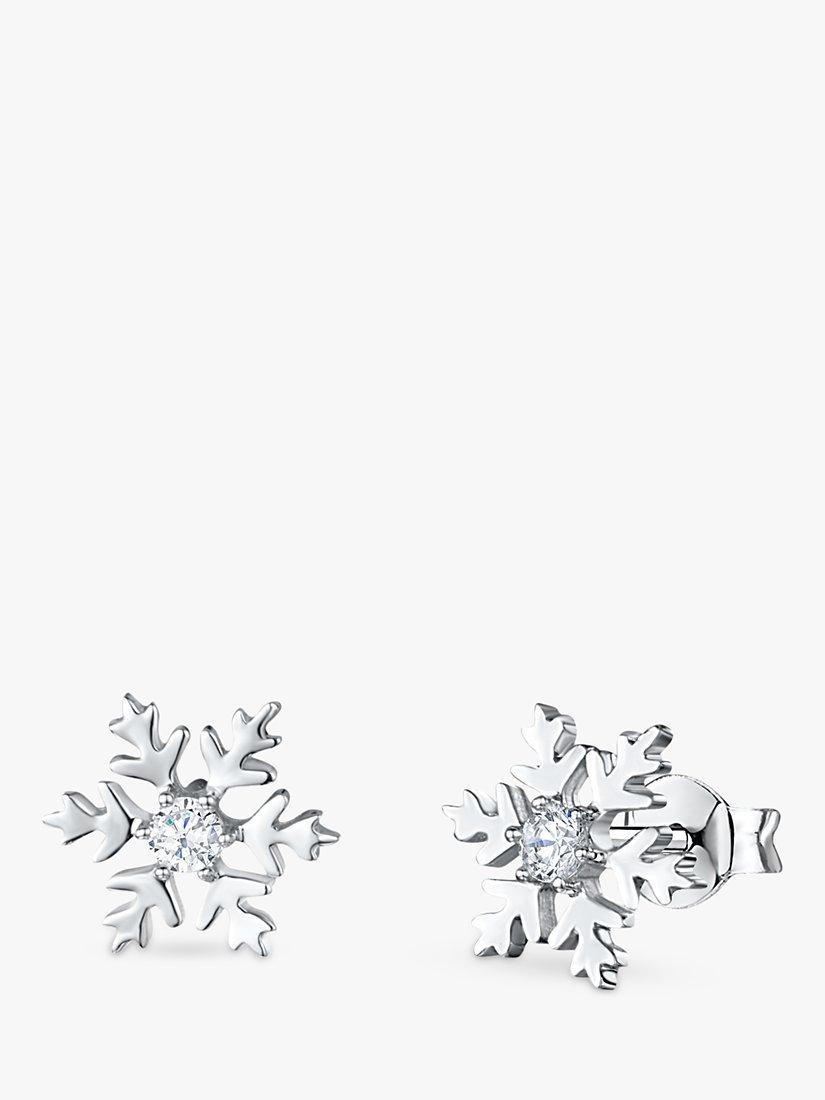 Jools by Jenny Brown snowflake stud earrings, imported from the UK