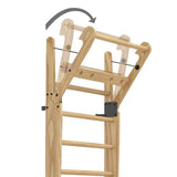 NOHRD WallBars 14 bars wall mounted fitness equipment, UK version