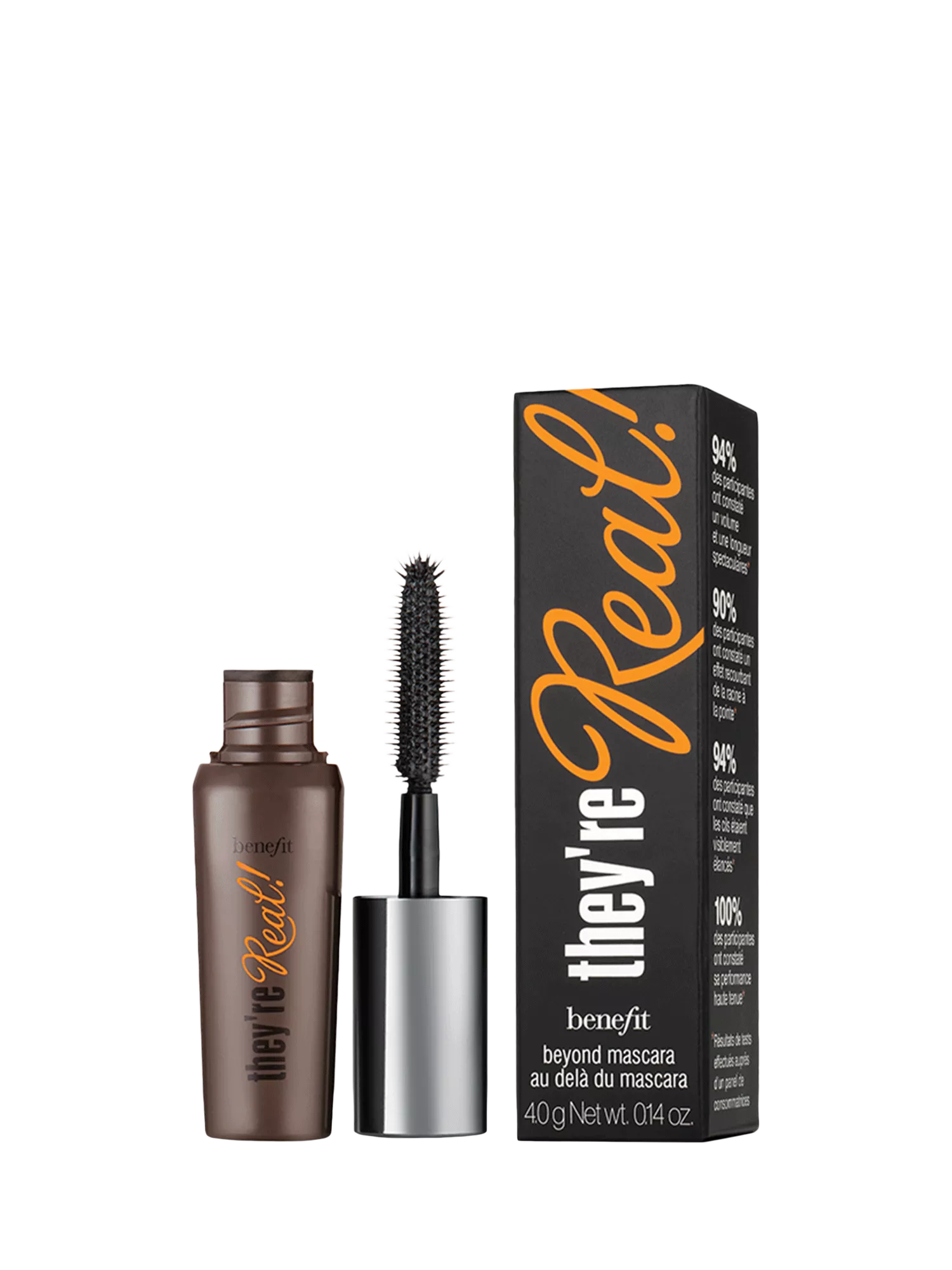 Benefit lengthening mascara mini in black, 4g - British product