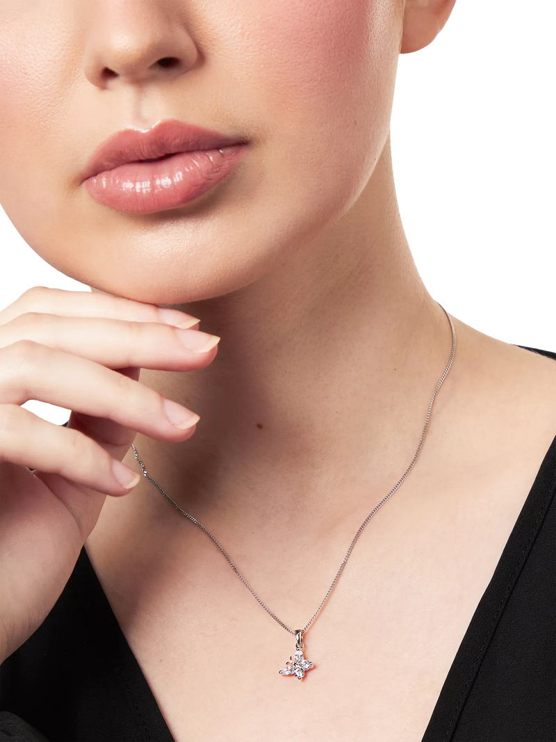 Jools by Jenny Brown cubic zirconia butterfly necklace, UK version