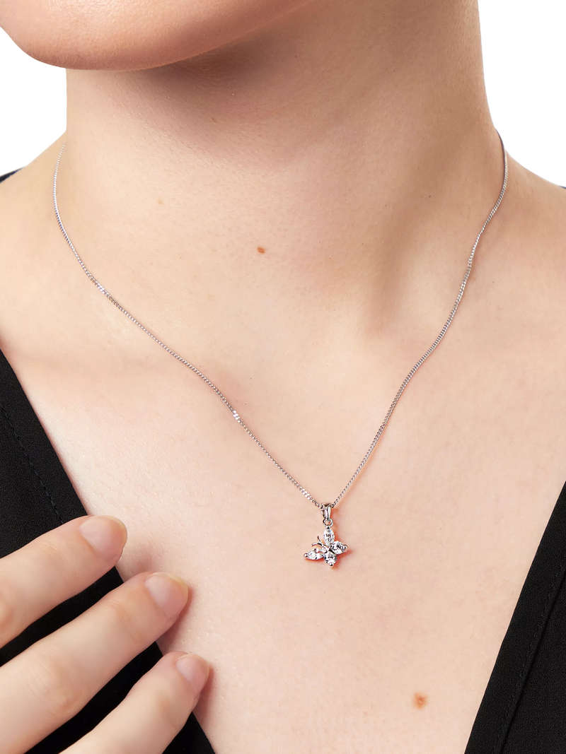Jools by Jenny Brown cubic zirconia butterfly necklace, UK version
