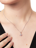 Jools by Jenny Brown cubic zirconia butterfly necklace, UK version