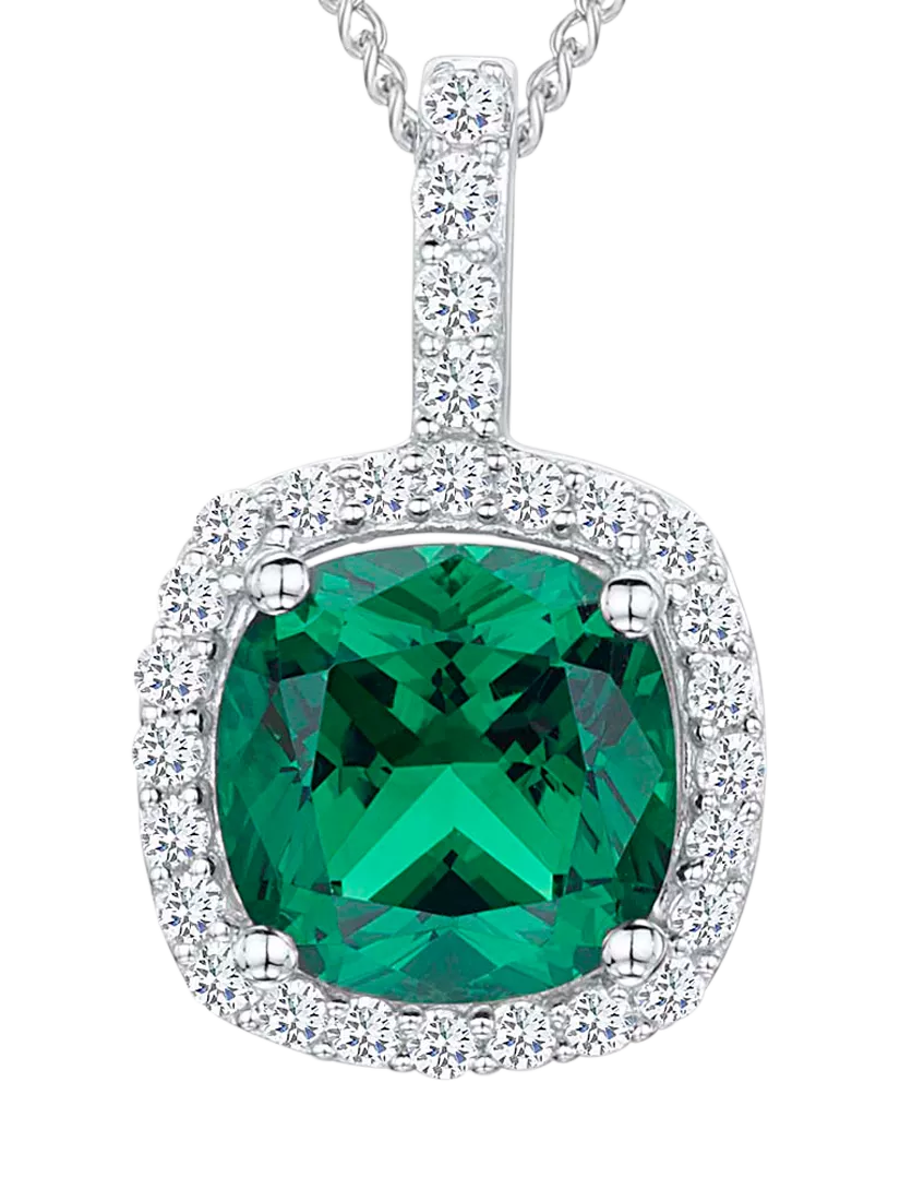 Jools cubic zirconia curved square necklace 16 inch, imported from the UK