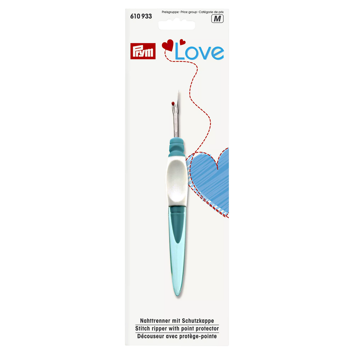Prym ergonomic stitch ripper - British product