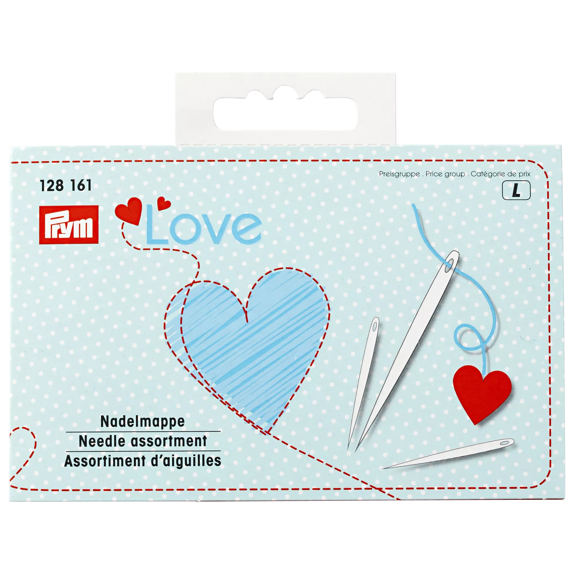 Prym sewing needles assorted with threader, imported from the UK