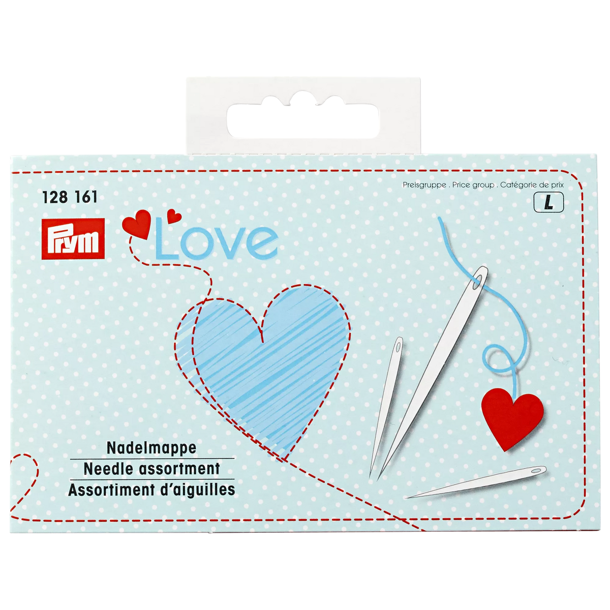 Prym sewing needles assorted with threader, imported from the UK