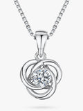 Jools by Jenny Brown cubic zirconia pendant necklace 16 inch (British brand)