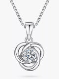 Jools by Jenny Brown 3 Link Cubic Zirconia Pendant Necklace with 16 Inch Chain