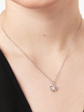 Jools by Jenny Brown cubic zirconia pendant necklace 16 inch (British brand)