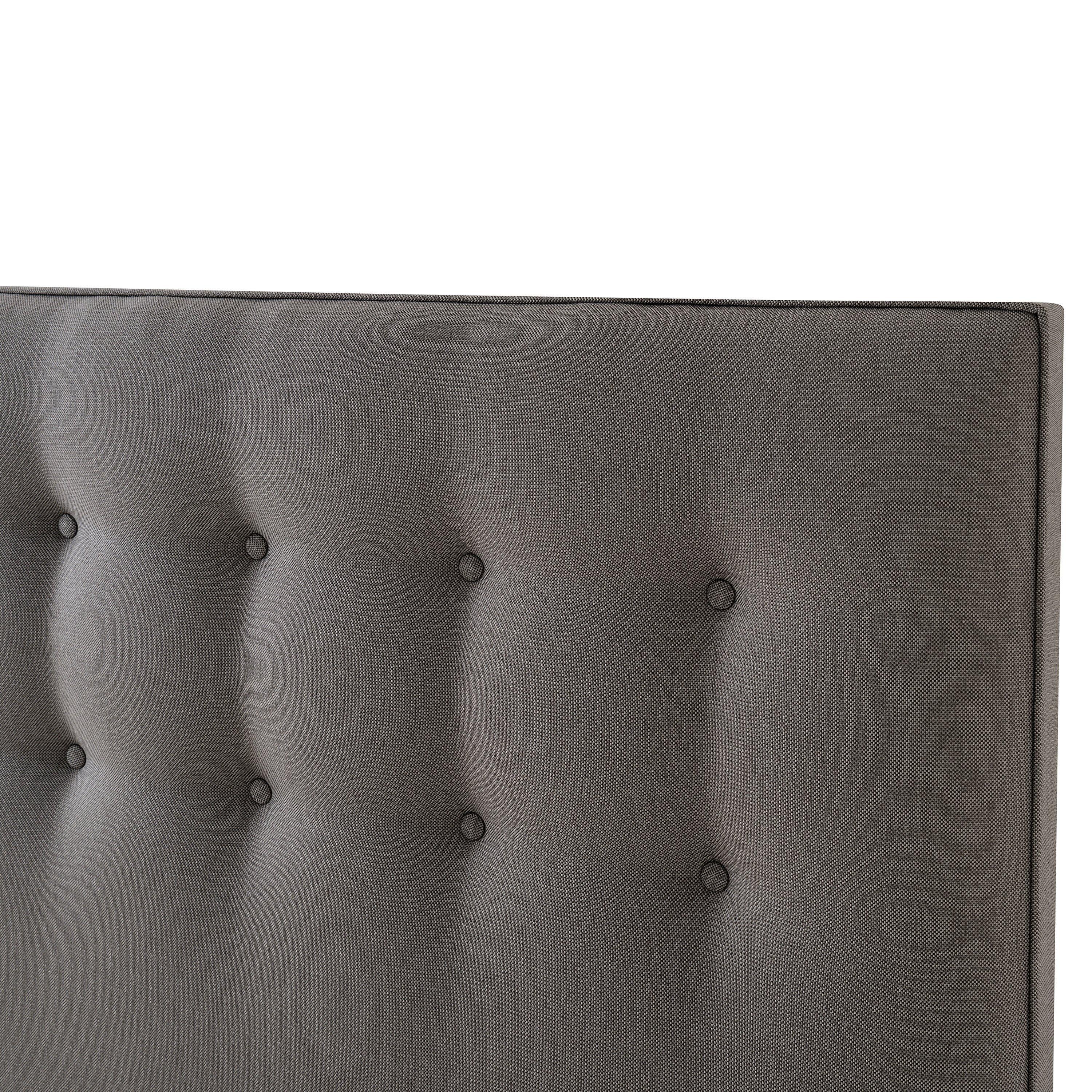Silentnight full height buttoned headboard super king, imported from the UK
