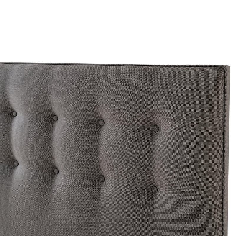 Silentnight full height buttoned headboard super king, imported from the UK