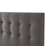 Silentnight full height buttoned headboard super king, imported from the UK